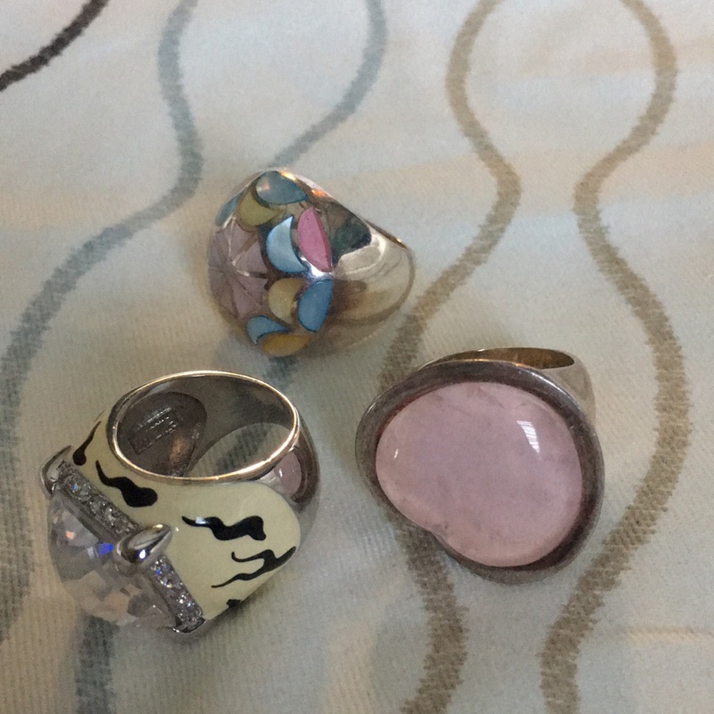 Sterling silver rings bold and fun!